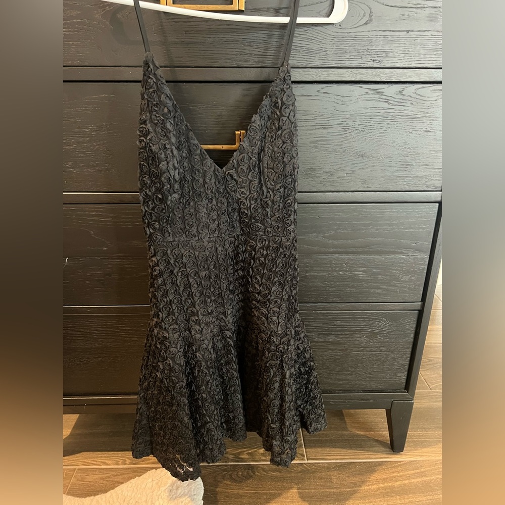 Above the knee black dress